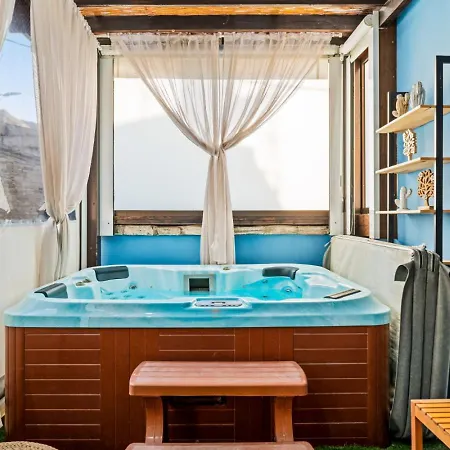 Redblue Door Two Traditional Listed Pano Lefkara