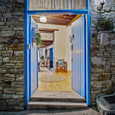 Redblue Door Two Traditional Listed * Pano Lefkara