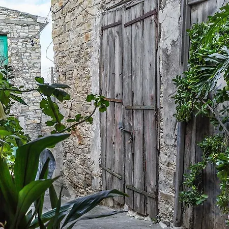 Redblue Door Two Traditional Listed Pano Lefkara