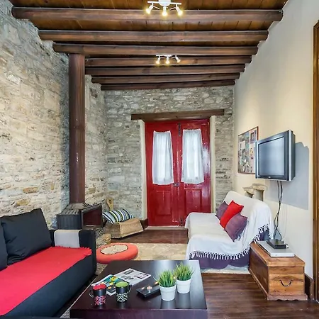 Redblue Door Two Traditional Listed * Pano Lefkara